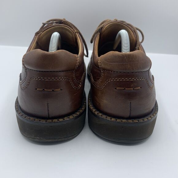 ECCO Men\'s Seattle Bicycle-Toe Oxford Brown Leather Sz 43 EU 9-9.5 US main image 4